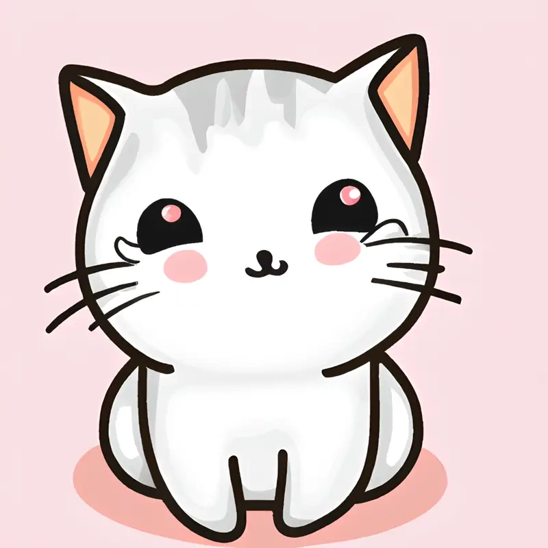 Tải mèo chibi để làm hình nền siêu đáng yêu