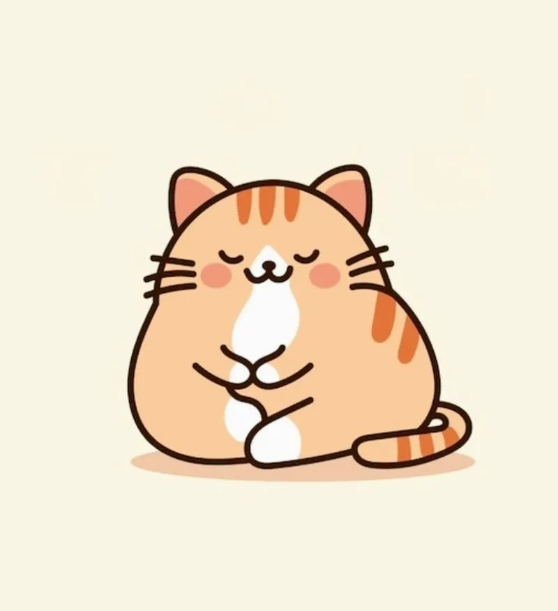 Tải hình nền mèo chibi để làm mới màn hình điện thoại