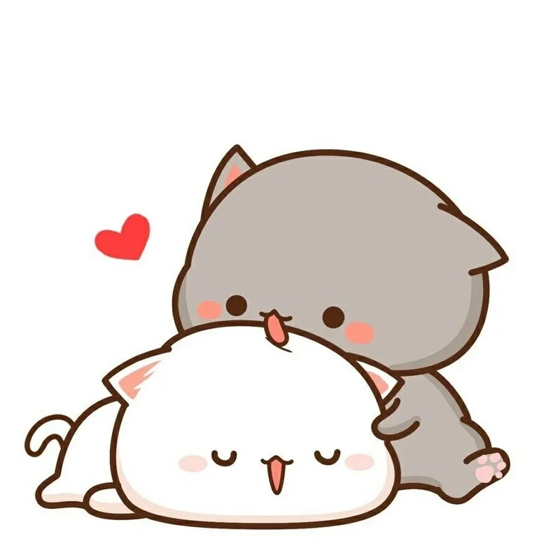 Lưu ngay hình con mèo cute chibi để làm mới màn hình