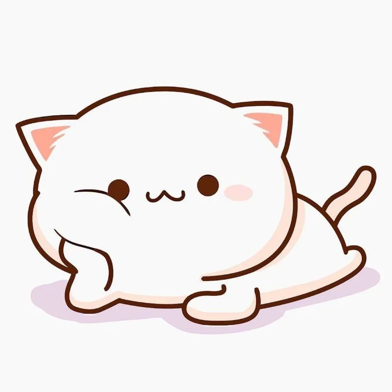 Hình chibi con mèo nhỏ nhắn khiến bạn tan chảy