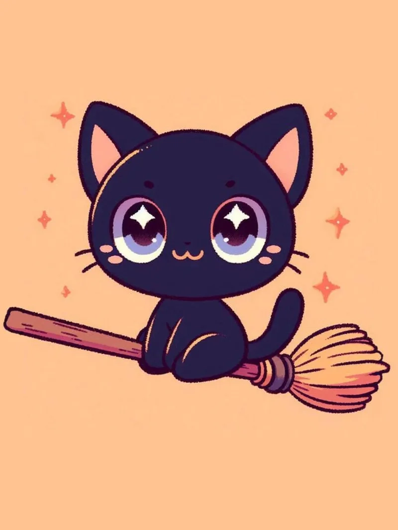 Khám phá hình ảnh chibi mèo đầy màu sắc