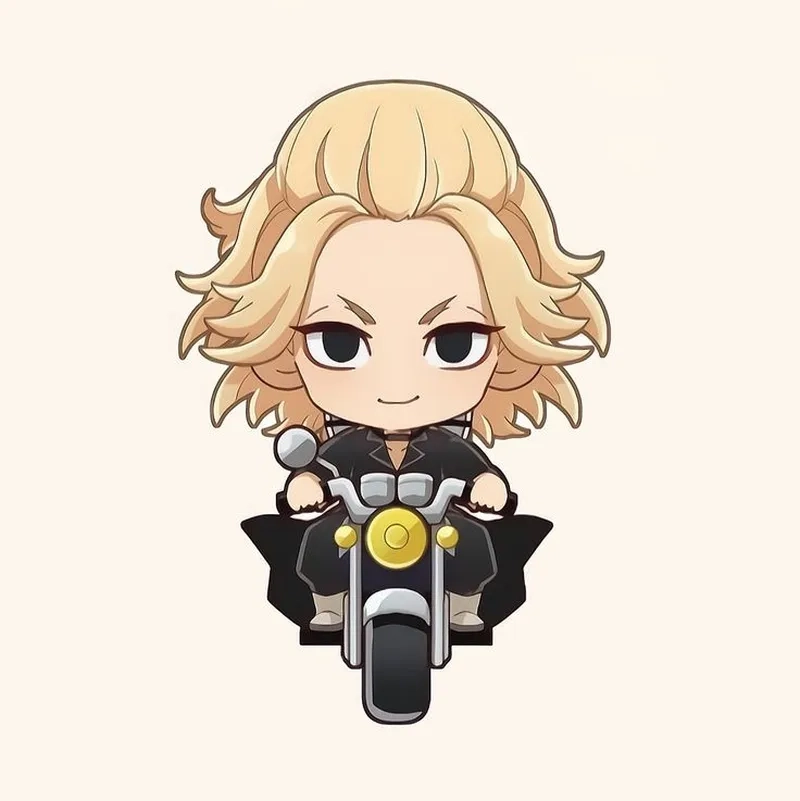 Ngắm hình ảnh mikey chibi để thêm không khí anime vui tươi