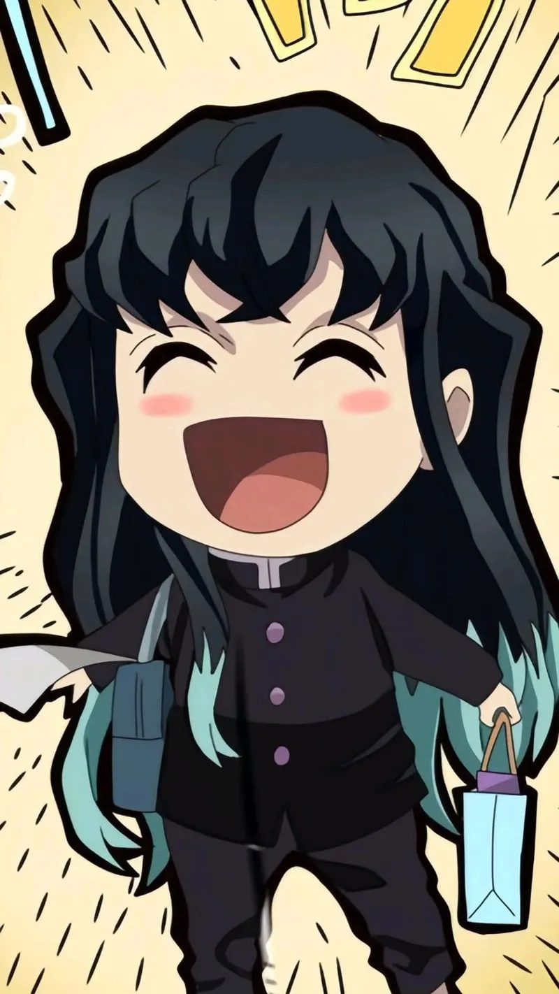 Ngắm anime Muichirou chibi trong từng khoảnh khắc đáng yêu