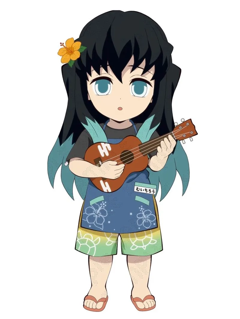 Khám phá Hà Trụ Muichirou chibi với phong cách siêu ngầu