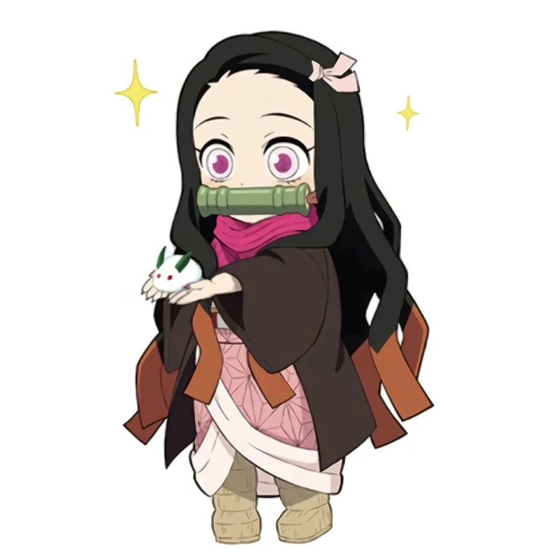 Kamado Nezuko chibi mang phong cách Demon Slayer