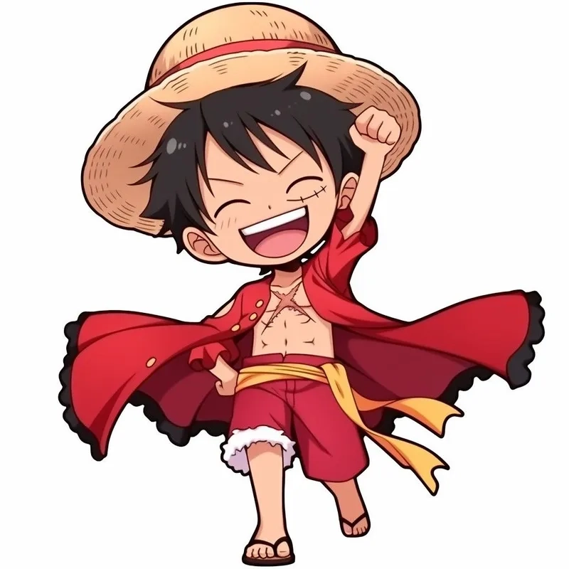 Hướng dẫn vẽ nhân vật One Piece chibi đơn giản cho người mới