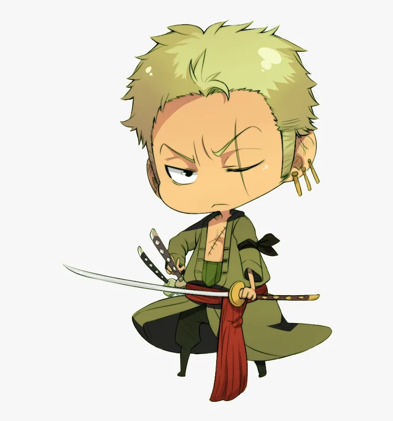 Dán ngay One Piece chibi stickers để trang trí laptop cực chất