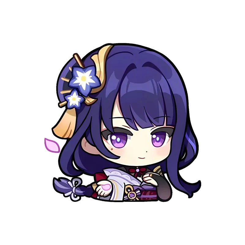 Tải Raiden Shogun chibi png cho thiết kế sáng tạo độc đáo