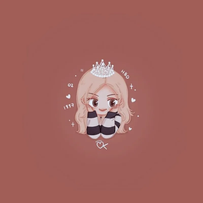 Bí kíp cách vẽ Rose chibi đơn giản cho fan Rosé Blackpink