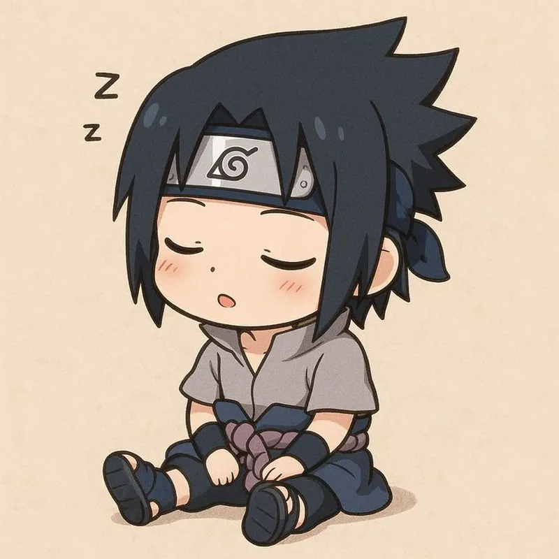 Lưu sasuke chibi gif để làm sinh động tin nhắn của bạn
