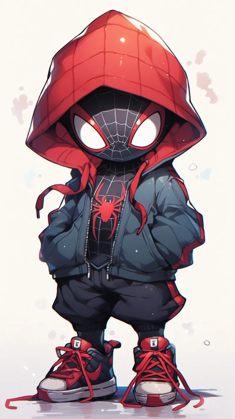 Tải Spider Man chibi png để thiết kế dễ dàng hơn