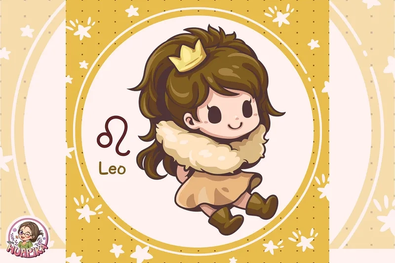 Làm đẹp giao diện với hình nền cung sư tử chibi siêu cute