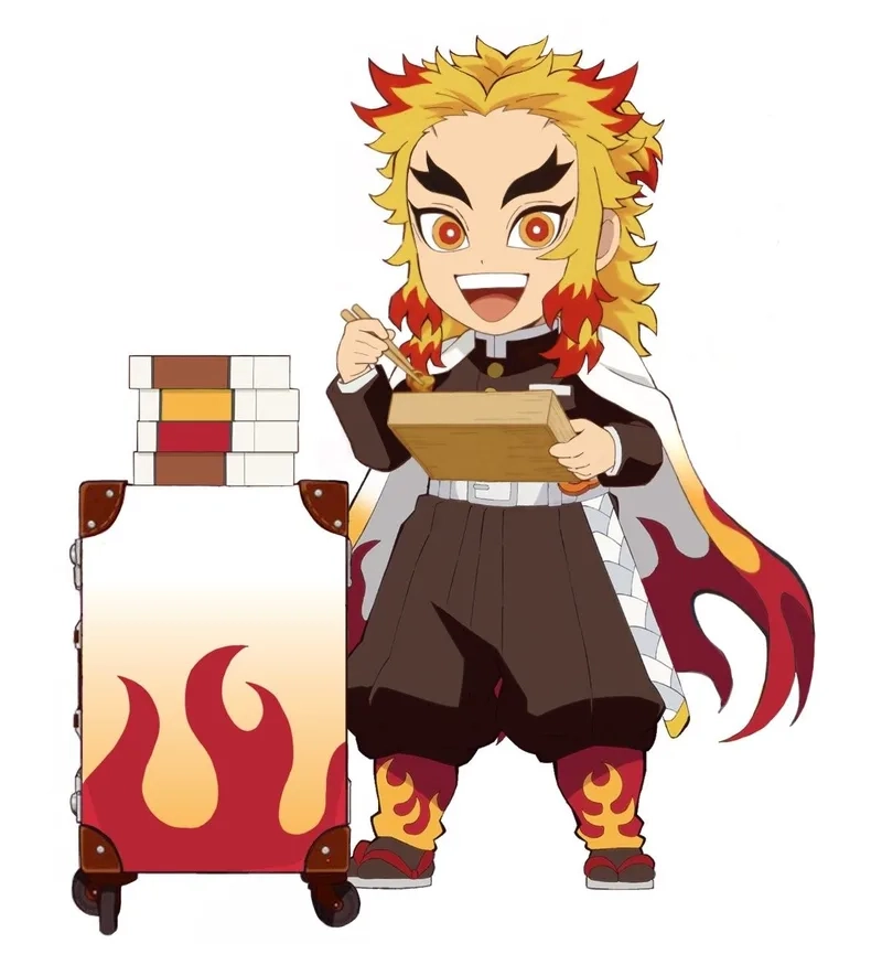 Ảnh lưỡi gươm diệt quỷ chibi với thiết kế nhỏ gọn siêu cool