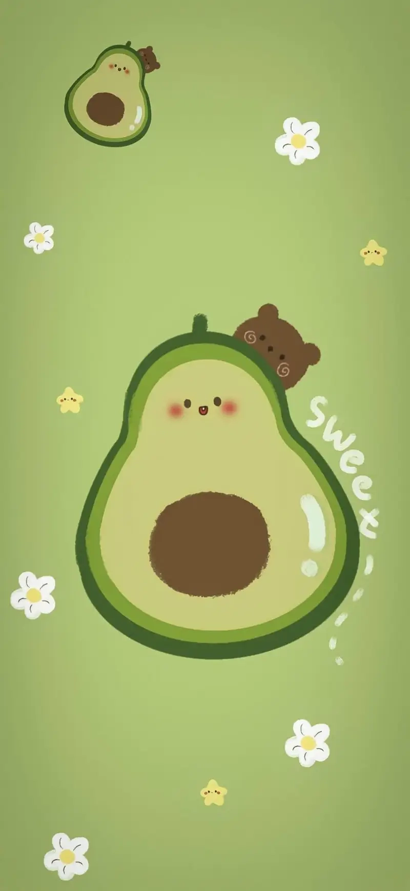 Khám phá trái cây chibi với hình bơ siêu dễ thương