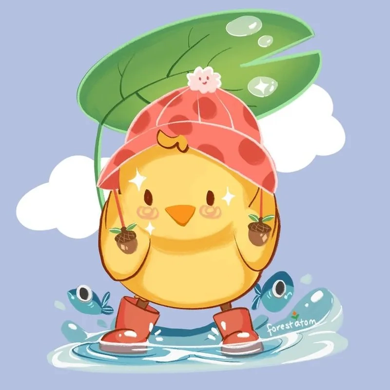 Thử vẽ con vịt cute chibi để khoe tài năng sáng tạo