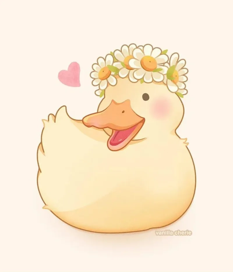 Bộ hình ảnh con vịt chibi khiến bạn tan chảy vì độ cute