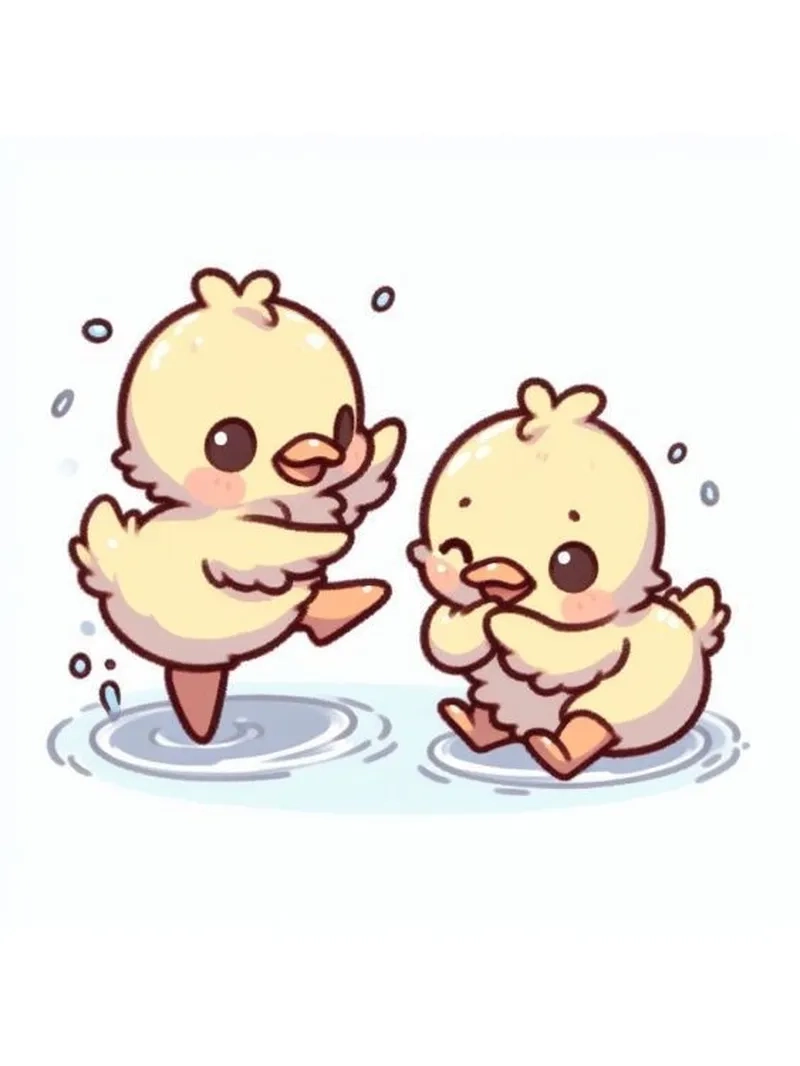 Tải hình ảnh vịt chibi cute để làm mới bộ sưu tập anime