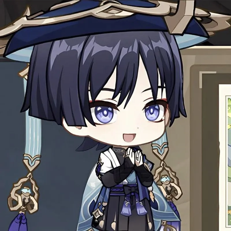 Yêu Wanderer chibi full body cho phong cách siêu chất