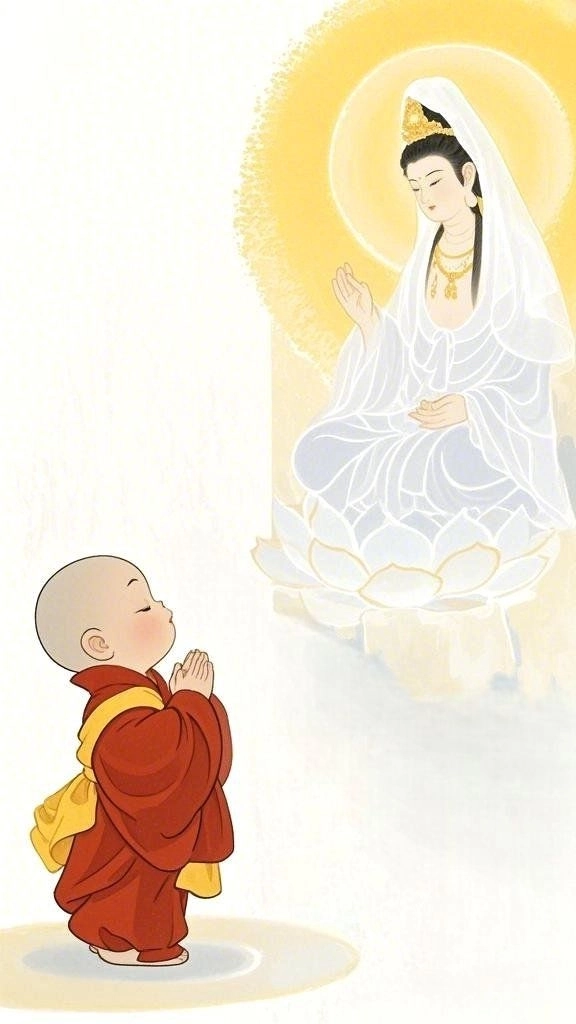 Tỏa sáng qua bộ hình chú tiểu dễ thương
