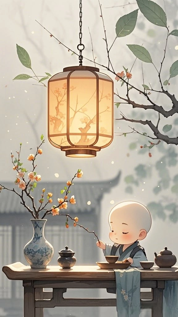 Không thể rời mắt khỏi ảnh chú tiểu ngộ nghĩnh
