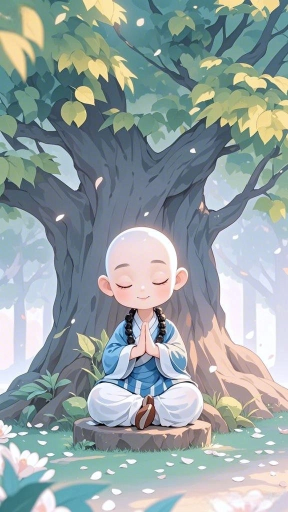 Mê mẩn trước hình ảnh chú tiểu dễ thương