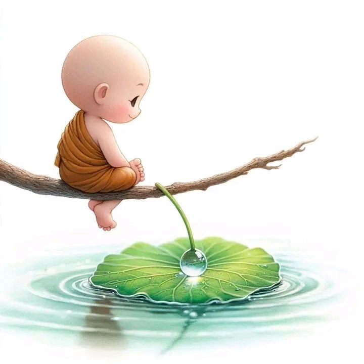 Lưu giữ khoảnh khắc qua hình ảnh đẹp về chú tiểu