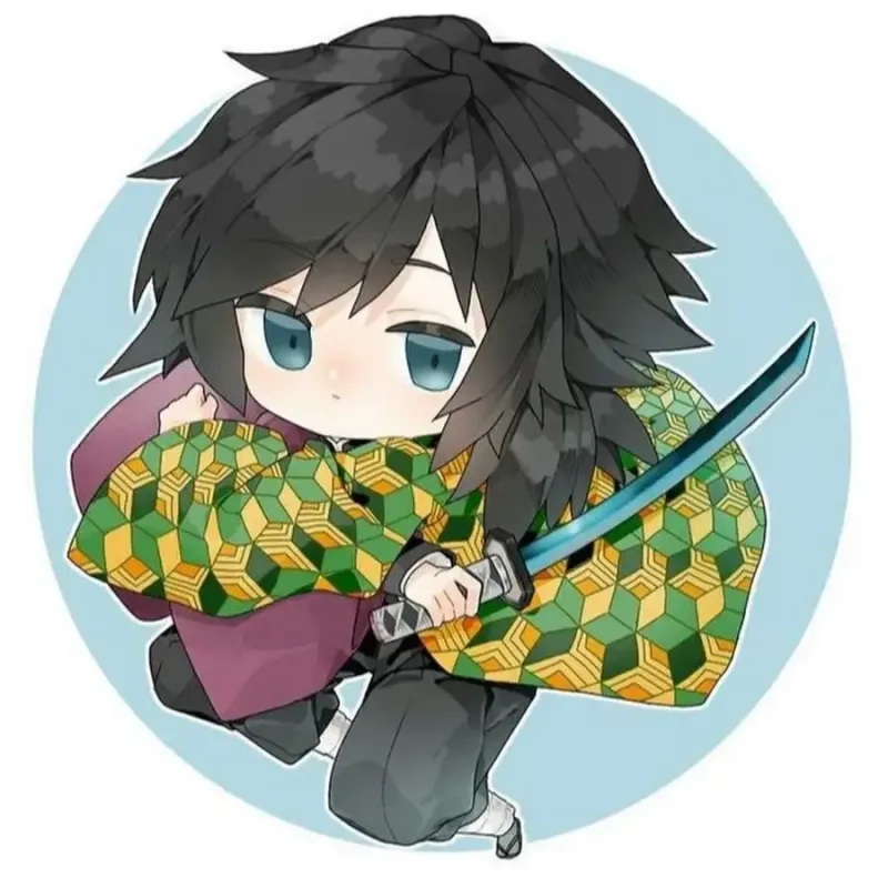 Ảnh giyuu chibi đáng yêu hết nấc