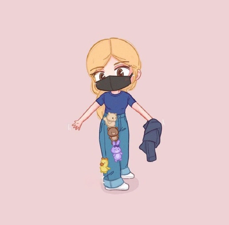 Ngắm nhìn Jennie chibi cute siêu dễ thương