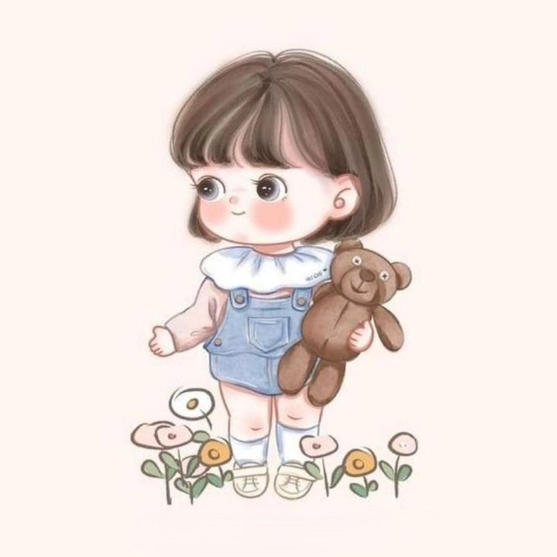 Cô gái chibi phong cách đáng yêu