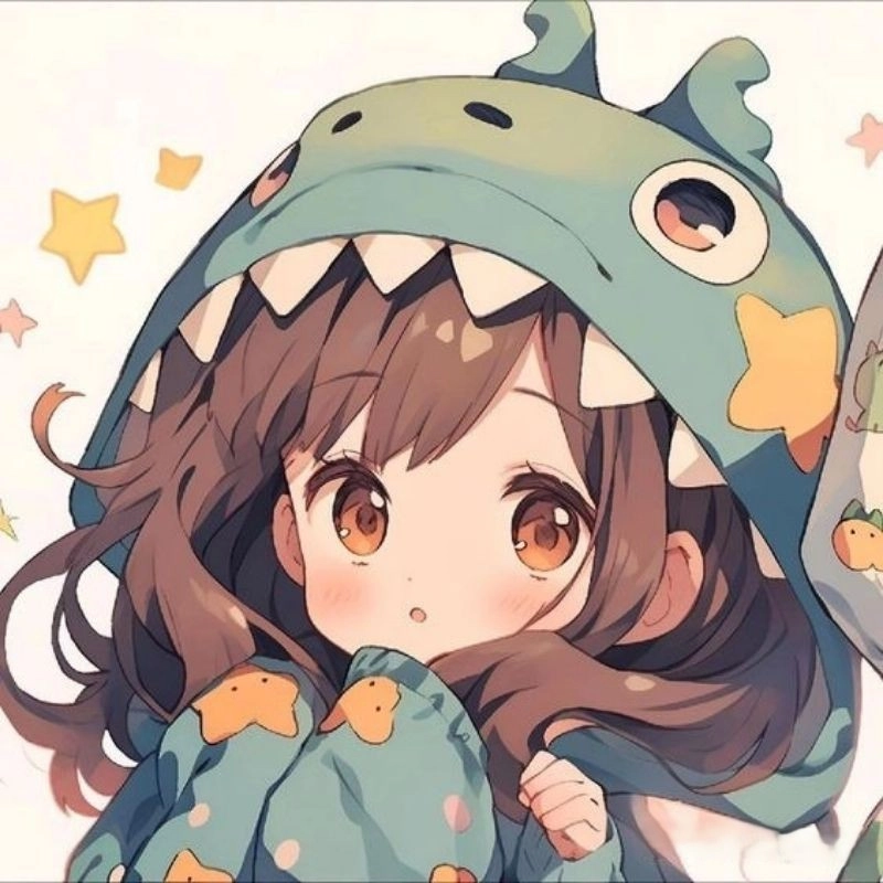 Bộ sticker cô gái chibi siêu dễ thương