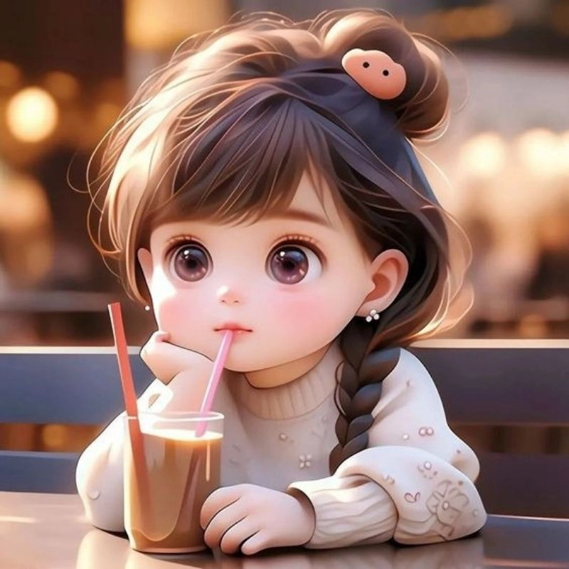 Chia sẻ hình cô gái chibi cute dễ vẽ