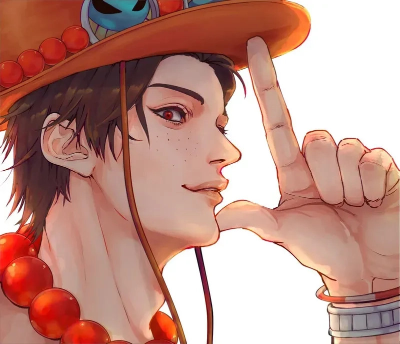 Ảnh cắt từ anime portgas d ace cực chất