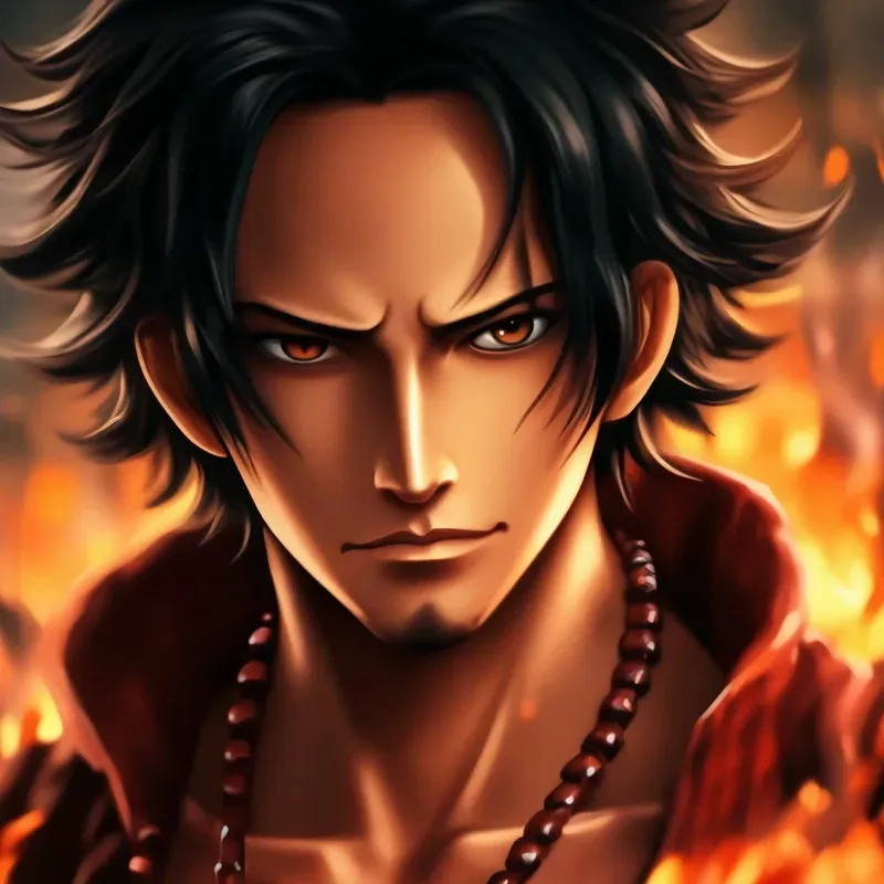 Gối ôm hình portgas d ace body pillow dễ thương