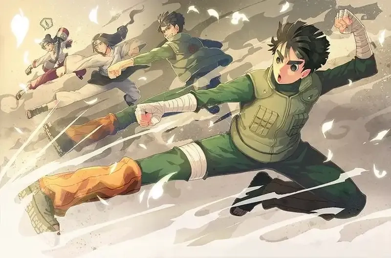 Tình bạn đáng nể của gaara rock lee