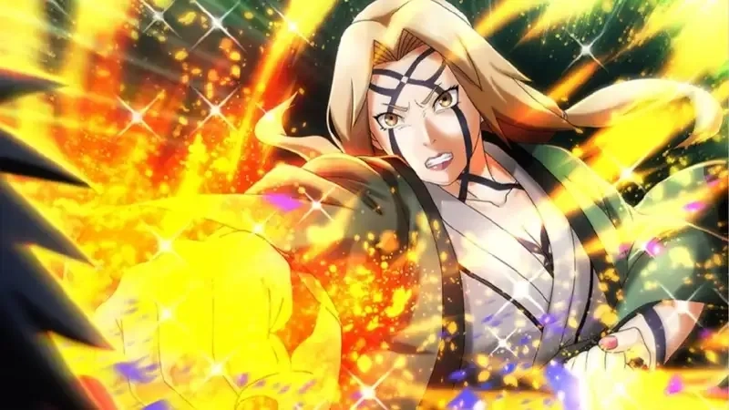 Senju tsunade mang dòng máu tộc Senju