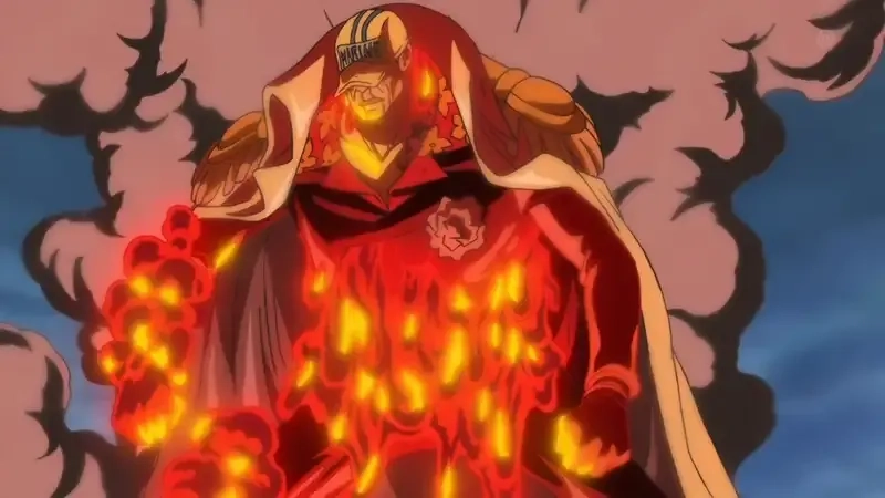 Hình xăm lửa đỏ nổi bật akainu tattoo