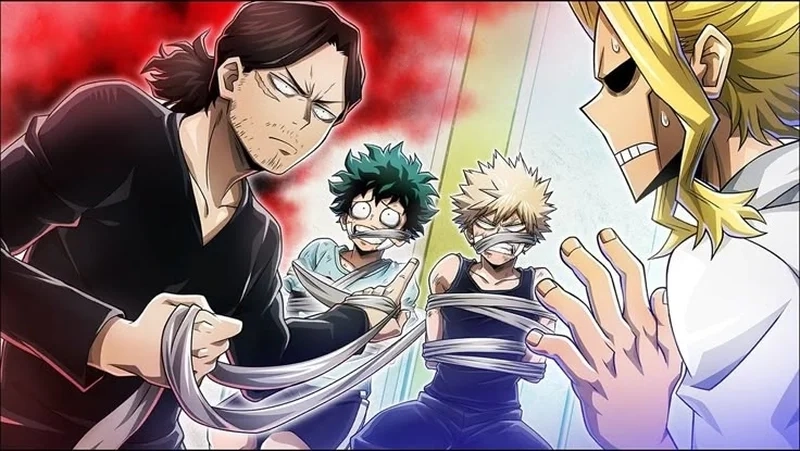 Hình nền all might vs nomu 4k mãn nhãn