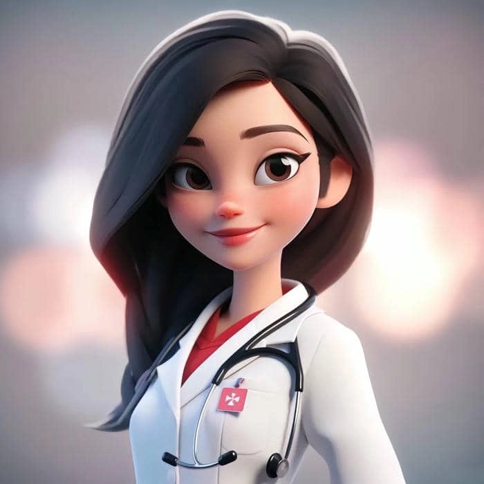 Tải ngay hình ảnh bác sĩ hoạt hình cực dễ thương