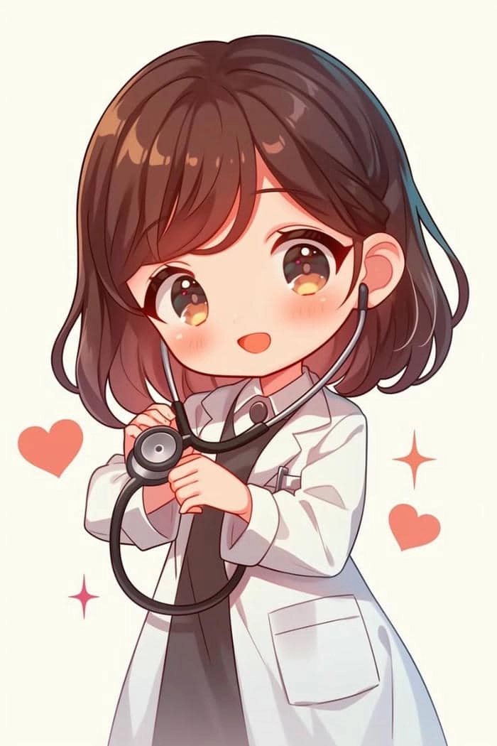 Sưu tầm ngay hình bác sĩ chibi siêu dễ thương