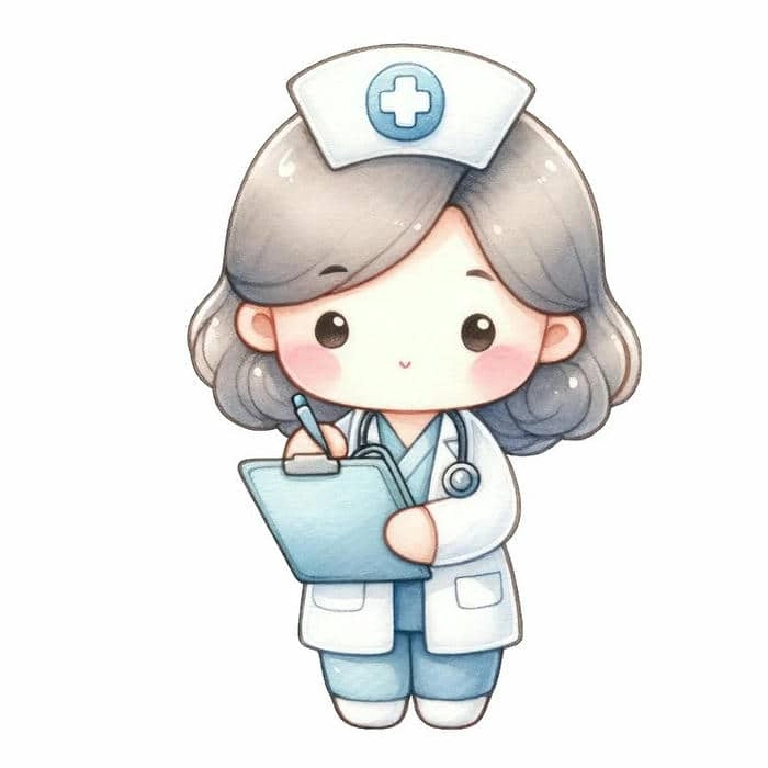 Bộ ảnh chibi doctor chuẩn phong cách kawaii