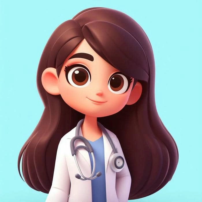 Bộ ảnh hình bác sĩ nữ chibi đầy cuốn hút