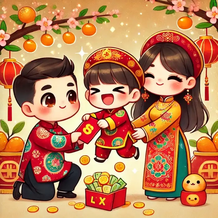 Tạo phong cách riêng với chibi tết chưa ghép mặt