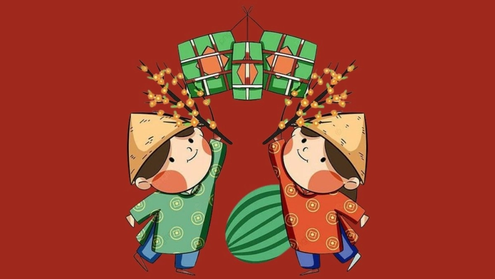 Đón xuân rộn ràng cùng bộ sưu tập tết chibi