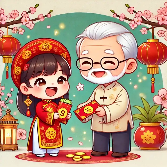 Tạo niềm vui đầu xuân với chibi tết ghép mặt
