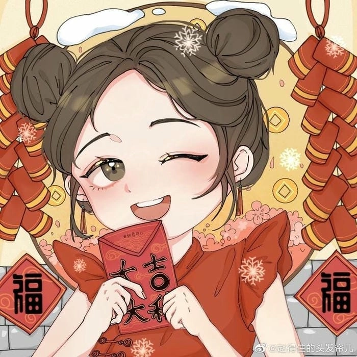 Bé dễ thương hơn với chibi cute tết xuân này