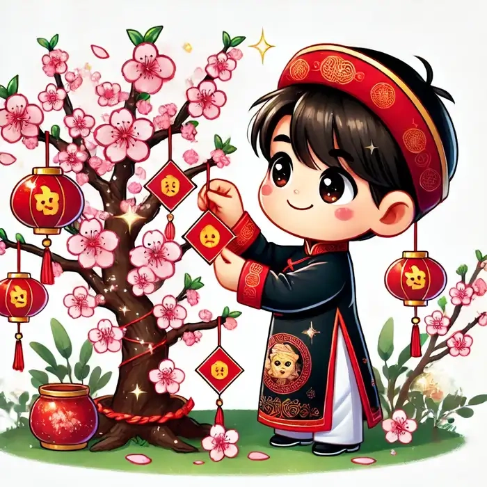 Tải ngay bộ chibi tết cho bé cực dễ thương