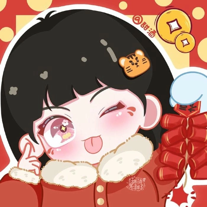 Cùng bé sáng tạo với bộ ghép hình chibi tết