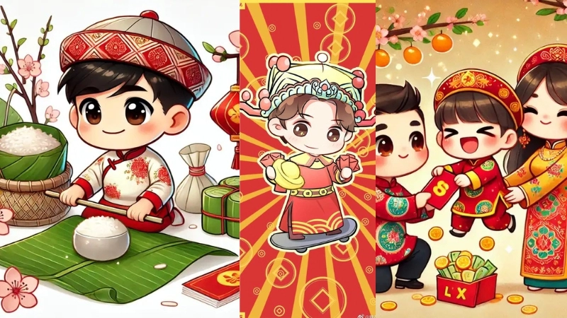 Chibi tết là như thế nào để hot đến vậy
