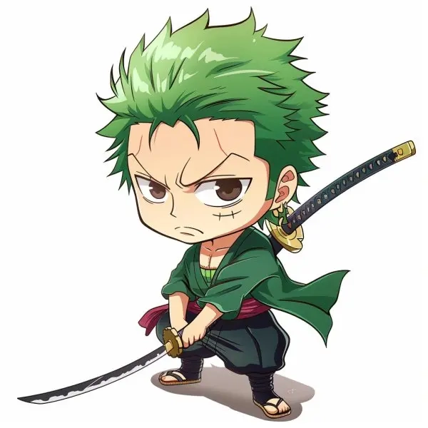 Tuyển tập zoro chibi drawing độc đáo