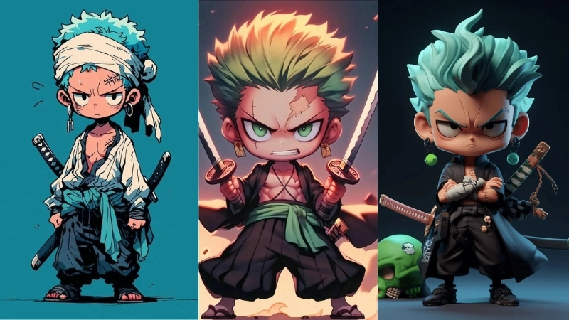 Chibi Zoro là như thế nào khiến fan phát cuồng